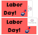 T14 || Owl Labor Day Full Day Stickers
