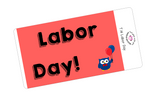 T14 || Owl Labor Day Full Day Stickers