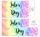 K15 || Kaleidoscope Labor Day Full Day Stickers