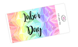 K15 || Kaleidoscope Labor Day Full Day Stickers