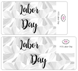 K15 || Kaleidoscope Labor Day Full Day Stickers