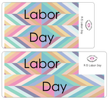 R15 || Retro Labor Day Full Day Stickers