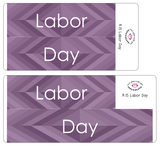 R15 || Retro Labor Day Full Day Stickers