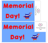 T15 || Owl Memorial Day Full Day Stickers