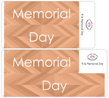 R16 || Retro Memorial Day Full Day Stickers