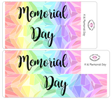 K16 || Kaleidoscope Memorial Day Full Day Stickers