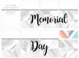K16 || Kaleidoscope Memorial Day Full Day Stickers