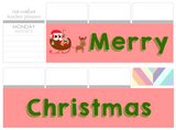 T16 || Owl Christmas Full Day Stickers
