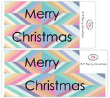 R17 || Retro Merry Christmas Full Day Stickers