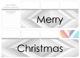 R17 || Retro Merry Christmas Full Day Stickers