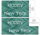R14 || Retro Happy New Year Full Day Stickers