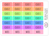 B01 || Basic Teacher Planner Header Stickers