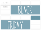 B06 || Basic Black Friday Full Day Stickers