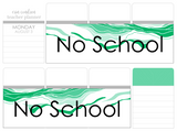G19 || Geode No School Full Day Stickers