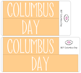 B07 || Basic Columbus/Indigenous Peoples Day Full Day Sticker