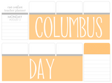 B07 || Basic Columbus/Indigenous Peoples Day Full Day Sticker