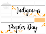 P07 || Petals Columbus/Indigenous Peoples Day Full Day Sticker