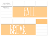 B10 || Basic Fall Break Full Day Stickers