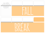 B10 || Basic Fall Break Full Day Stickers