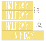 B13 || Basic Half Day Full Day Stickers