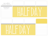 B13 || Basic Half Day Full Day Stickers