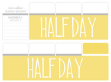 B13 || Basic Half Day Full Day Stickers