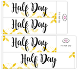 P13 || Petals Half Day Full Day Stickers