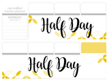 P13 || Petals Half Day Full Day Stickers