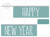 B14 || Basic Happy New Year Full Day Stickers