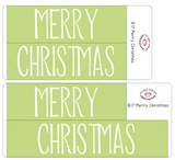 B17 || Basic Merry Christmas Full Day Stickers