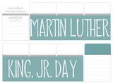 B18 || Basic MLK Jr. Day Full Day Stickers