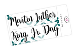 P18 || Petals MLK Jr. Day Full Day Stickers