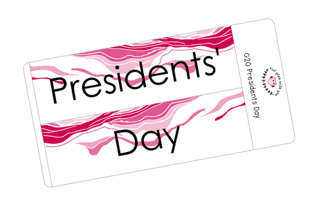 G20 || Geode Presidents' Day Full Day Stickers