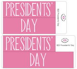 B20 || Basic Presidents' Day Full Day Stickers