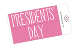 B20 || Basic Presidents' Day Full Day Stickers