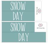 B23 || Basic Snow Day Full Day Stickers