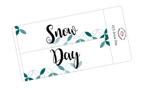 P23 || Petals Snow Day Full Day Stickers