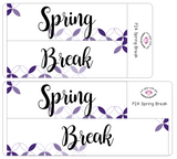 P24 || Petals Spring Break Full Day Stickers