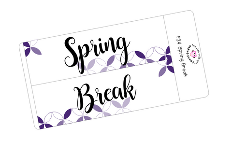 P24 || Petals Spring Break Full Day Stickers