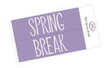 B24 || Basic Spring Break Full Day Stickers