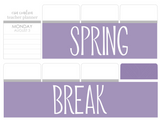 B24 || Basic Spring Break Full Day Stickers