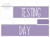 B25 || Basic Testing Day Full Day Stickers