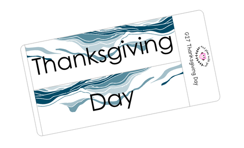 G27 || Geode Thanksgiving Day Full Day Stickers