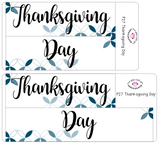 P27 || Petals Thanksgiving Day Full Day Stickers