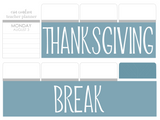 B26 || Basic Thanksgiving Break Full Day Stickers