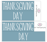 B27 || Basic Thanksgiving Day Full Day Stickers