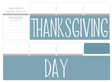 B27 || Basic Thanksgiving Day Full Day Stickers