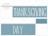 B27 || Basic Thanksgiving Day Full Day Stickers