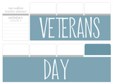 B28 || Basic Veterans Day Full Day Stickers