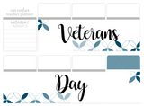 P28 || Petals Veterans Day Full Day Stickers